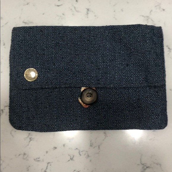 Nene California - blue canvas clutch - Picture 1 of 3